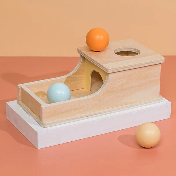 Planet Gates Target Box Montessori Early Education Children 0-3 Intelligence Development Wooden Round Ball Educational Baby Target Box Teaching Aids Toy