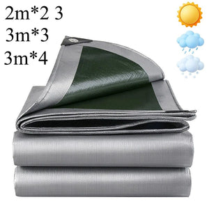 Planet Gates Tarp 2m*2 2*3 3*3 3×4m Waterproof Green Silver Rain Cover Uv Block Tarpaulin Awning Canopy Cover awningSummer Backyard Garden