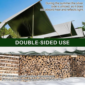 Planet Gates Tarp 2m*2 2*3 3*3 3×4m Waterproof Green Silver Rain Cover Uv Block Tarpaulin Awning Canopy Cover awningSummer Backyard Garden