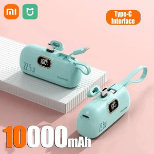 Planet Gates TC Blue10000mAh Xiaomi Mini Convenient Mobile Power Bank 30000mah Portable Fast Charging  suitable for iPhone 16 15 14 Samsung External Battery