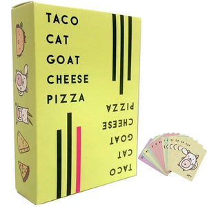 Planet Gates TC Cat Goat Chee Piza Playing Cards Santa Cookie Elf Candy Board Funny Games for Couples 2-8 People Friends Party Games