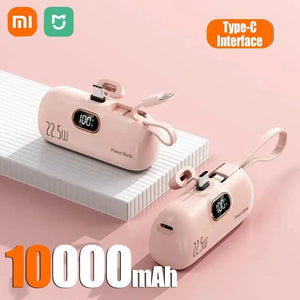 Planet Gates TC Pink10000mAh Xiaomi Mini Convenient Mobile Power Bank 30000mah Portable Fast Charging  suitable for iPhone 16 15 14 Samsung External Battery