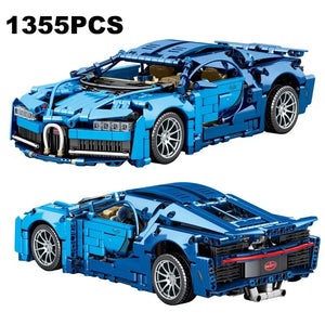 Planet Gates Technical Bugatti Building Blocks Lamborghini Hypercar Racing Car Model Assemble Vehicle Bricks Toys For Boys Children Gifts