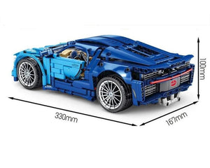 Planet Gates Technical Bugatti Building Blocks Lamborghini Hypercar Racing Car Model Assemble Vehicle Bricks Toys For Boys Children Gifts