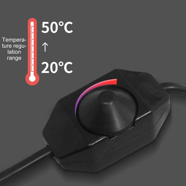 Planet Gates Terrarium Aquarium Reptiles Heat Mat Climbing Pet Heating Warm Pads Adjustable Temperature Controller Mats Reptiles Supplies