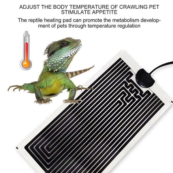 Planet Gates Terrarium Aquarium Reptiles Heat Mat Climbing Pet Heating Warm Pads Adjustable Temperature Controller Mats Reptiles Supplies