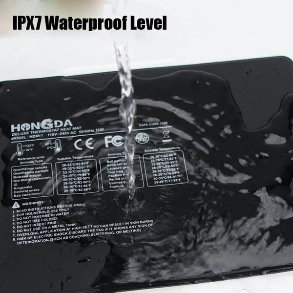 Planet Gates Terrarium Reptiles lizard Heat Mat Climbing Pet Heating Warm Pads Intelligent Adjustable Temperature Controller Mats 110v/220v