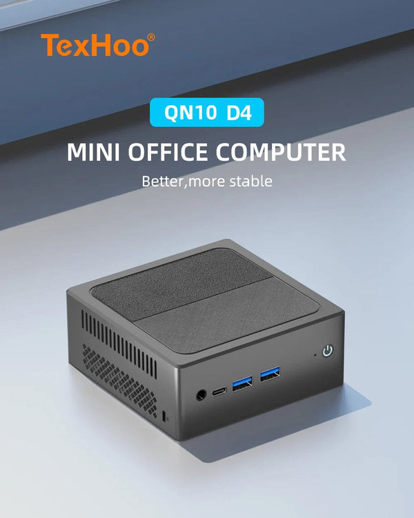 Planet Gates TexHoo MiniPC Intel N100 Dual Band WiFi5 BT4.0 8GB 16GB 256GB 512GB DDR4 HDMI DP Dual LAN Desktop Gaming Computer Mini PC Gamer