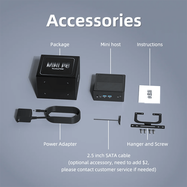 Planet Gates TexHoo MiniPC Intel N100 Dual Band WiFi5 BT4.0 8GB 16GB 256GB 512GB DDR4 HDMI DP Dual LAN Desktop Gaming Computer Mini PC Gamer