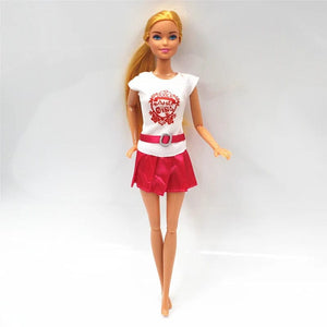 Planet Gates TH-2 / Doll with clothes New 30cm 11 Joints Movable Doll with Clothes 1/6 Doll with Skirt Girls Play House Diy Dress Up Toy Gifts