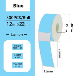 Planet Gates Thermal Label Paper Sticker Self-Adhesive For Portable Printer Phomemo D30 D30S D35 Marklife P15 Waterproof Scratch-Resistant