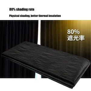 Planet Gates Thick 0.29mm Black PE Tarpaulin Rainproof Cloth Garden Greenhouse Succulent Plants Cover Waterproof Sunscreen Sunshade Cloth