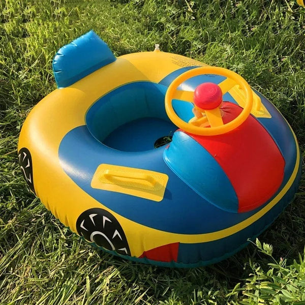 Planet Gates Thickened car boat Big Inflatable Baby Swimming Rings Seat Floating Sun Shade Toddler Swim Circle Fun Pool Bathtub Beach Party Summer Water Toys