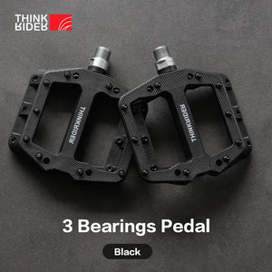 Planet Gates ThinkRider Flat Bike Pedals MTB Road 3 Sealed Bearings Bicycle Pedals Mountain Pedals Wide Platform Bicicleta Accessories