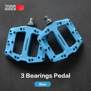 Planet Gates ThinkRider Flat Bike Pedals MTB Road 3 Sealed Bearings Bicycle Pedals Mountain Pedals Wide Platform Bicicleta Accessories