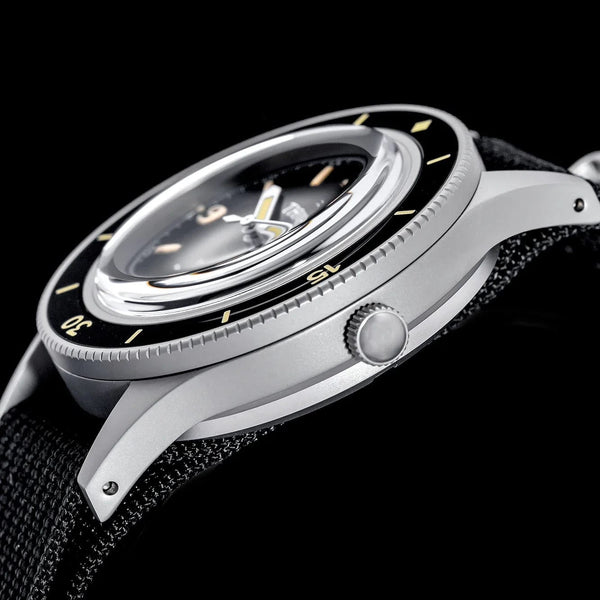 Planet Gates THORN 50-Fathoms Watch Men 40MM Vintage NH35 Movement Automatic K9 Mineral Crystal TR900 C3 Luminous Barracuda 200M Waterproof
