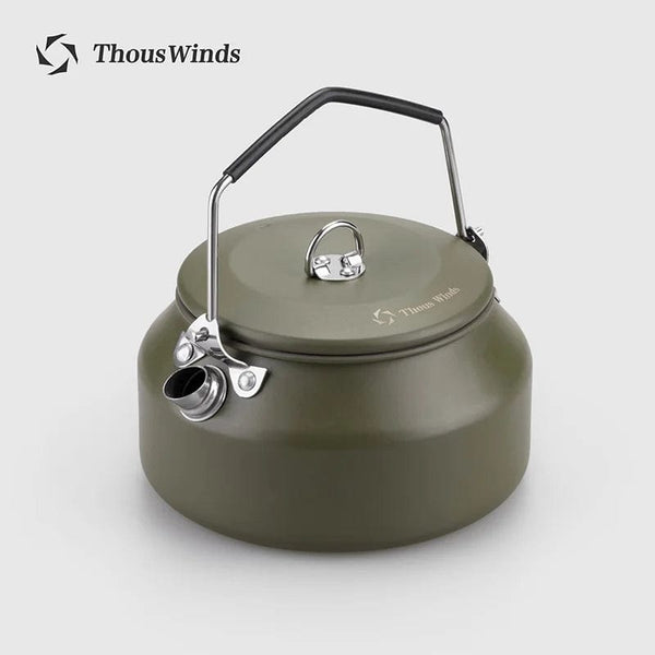 Planet Gates ThousWinds 1L Outdoor Camping Kettle Portable Hiking Cookware Utensils Ultralight Coffee Water Kettle Tourist Supplies Tableware