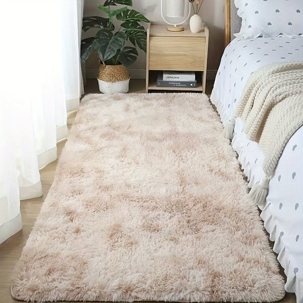 Planet Gates Tie Dye-beige / 80*160cm 1pc Tie-dyed Plush Soft Indoor Carpet, Modern Luxury Plush Carpet, Water-absorbent, Non-slip And Stain-resistant, Suitable For Living Room And Bedroom Areas, Home Decor, Area rugs