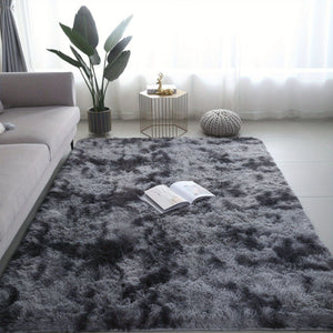 Planet Gates Tie Dye Dark Grey / 120*160cm 1pc, Soft Plush Area Rugs, Non-slip Fuzzy Shag Plush Soft Shaggy Bedside Rug, Tie-Dyed Living Room Carpet For Girls Kids Baby Teen Dorm Home Decor, Pet Friendly Bedroom Living Room Nursery Room Rug, Home Decor, Room Decor