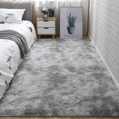 Planet Gates Tie-dye Gray / 80*160cm 1pc, Soft Area Rugs For Bedroom Fluffy, Non-slip Fuzzy Shag Plush Soft Shaggy Bedside Rug, Tie-Dyed Living Room Carpet For Girls Kids Baby Teen Dorm Home Decor, Bedroom Living Room Nursery Room Rug 31.5*62.99inch