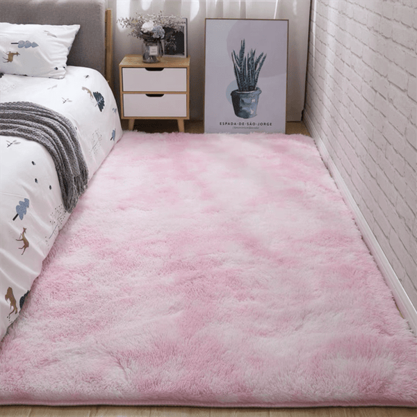 Planet Gates Tie Dye Light Pink / 80*160cm 1pc, Soft Area Rugs For Bedroom Fluffy, Non-slip Fuzzy Shag Plush Soft Shaggy Bedside Rug, Tie-Dyed Living Room Carpet For Girls Kids Baby Teen Dorm Home Decor, Bedroom Living Room Nursery Room Rug 31.5*62.99inch