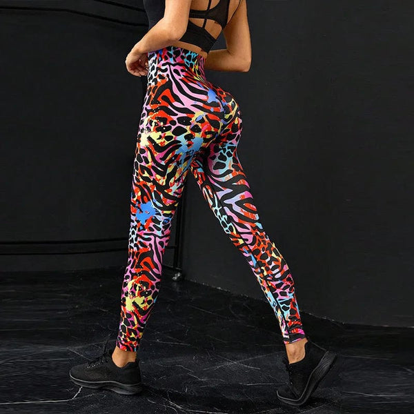 Planet Gates Tie Dye Seamless Leggings Women for Gym Yoga Pants Push Up Workout Sports Leggings  High Waist Tights Ladies Fitness Clothing