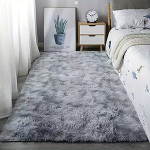 Planet Gates Tie Dye-water Gray / 80*160cm 1pc Tie-dyed Plush Soft Indoor Carpet, Modern Luxury Plush Carpet, Water-absorbent, Non-slip And Stain-resistant, Suitable For Living Room And Bedroom Areas, Home Decor, Area rugs