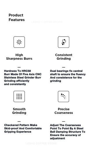 Planet Gates TIMEMORE Chestnut C2 Upgrade Portable Coffee Grinder Hand Manual Grinder Grind Machine Mill With Double Bearing Positioning