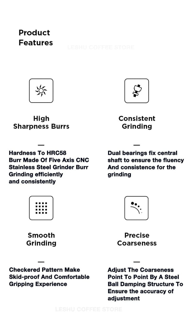 Planet Gates TIMEMORE Chestnut C2 Upgrade Portable Coffee Grinder Hand Manual Grinder Grind Machine Mill With Double Bearing Positioning