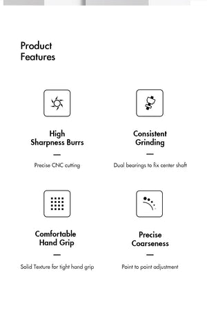 Planet Gates TIMEMORE Chestnut C3 ESP PRO C3S  PRO Manual Coffee Grinder Upgrade  All-metal Body & S2C Burr Anti-slip Design Hand Coffee Mill