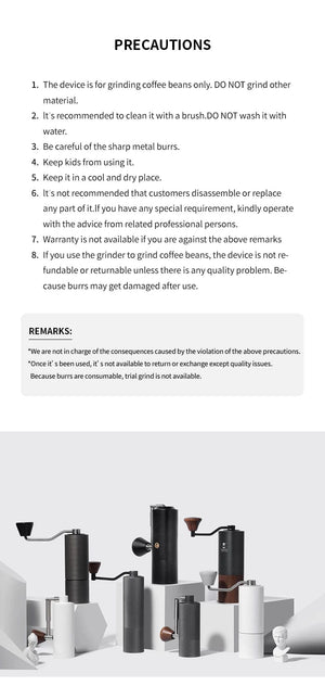 Planet Gates TIMEMORE Chestnut C3 ESP PRO C3S  PRO Manual Coffee Grinder Upgrade  All-metal Body & S2C Burr Anti-slip Design Hand Coffee Mill