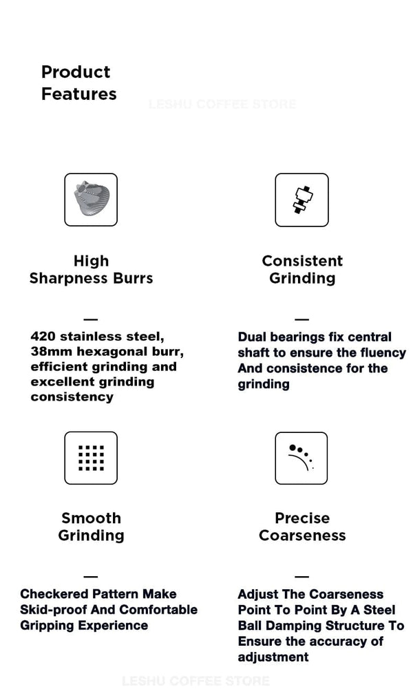 Planet Gates TIMEMORE Chestnut C3 Manual Coffee Grinder S2C Burr Inside Portable Hand Grinder With Double Bearing Positioning 커피그라인더