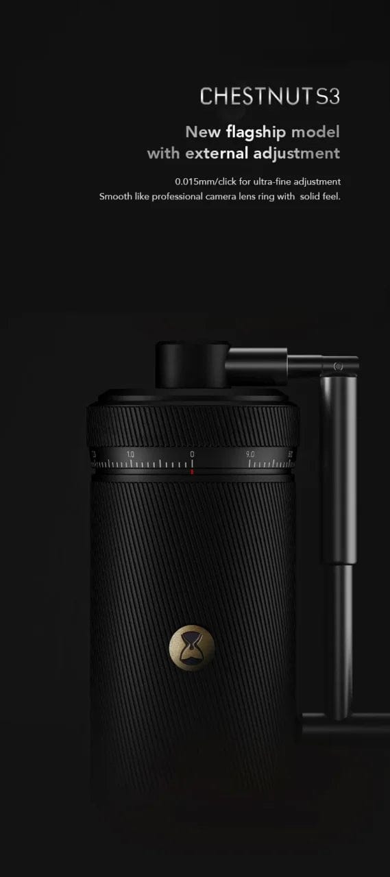Planet Gates TIMEMORE Chestnut S3 Manual Coffee Grinder, stainless steel conical burr espresso coffee mill  for camping  travelling