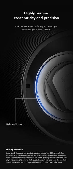 Planet Gates TIMEMORE Chestnut S3 Manual Coffee Grinder, stainless steel conical burr espresso coffee mill  for camping  travelling