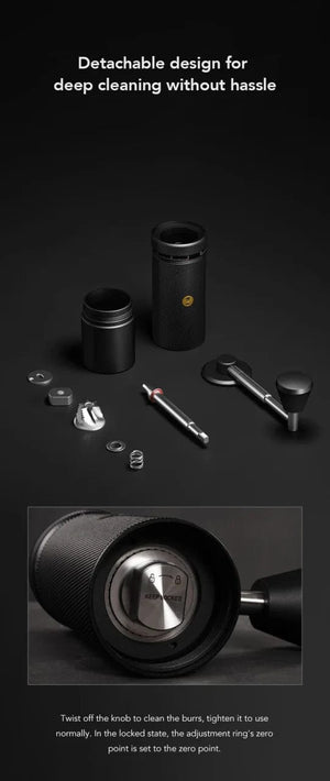 Planet Gates TIMEMORE Chestnut S3 Manual Coffee Grinder, stainless steel conical burr espresso coffee mill  for camping  travelling