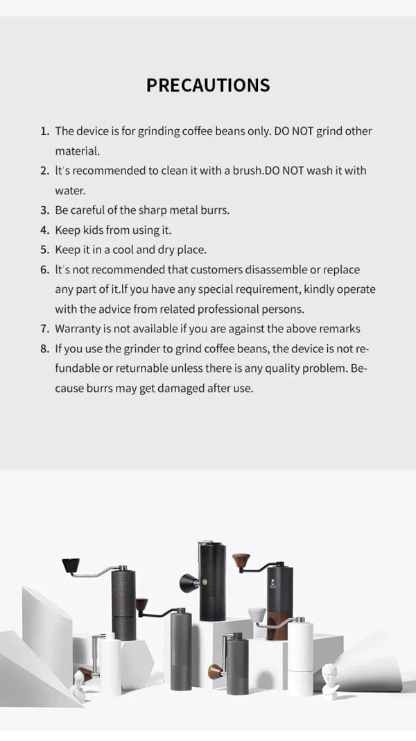 Planet Gates TIMEMORE Chestnut S3 Manual Coffee Grinder, stainless steel conical burr espresso coffee mill  for camping  travelling