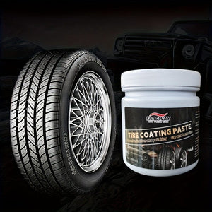Planet Gates Tire Coating Paste Set 500ml Car Tire Waxing Glazing Waterproof Bright Light Protective And Maintenance Solid Wheel Tire Coating Motorcycle Tire Coating Paste Set
