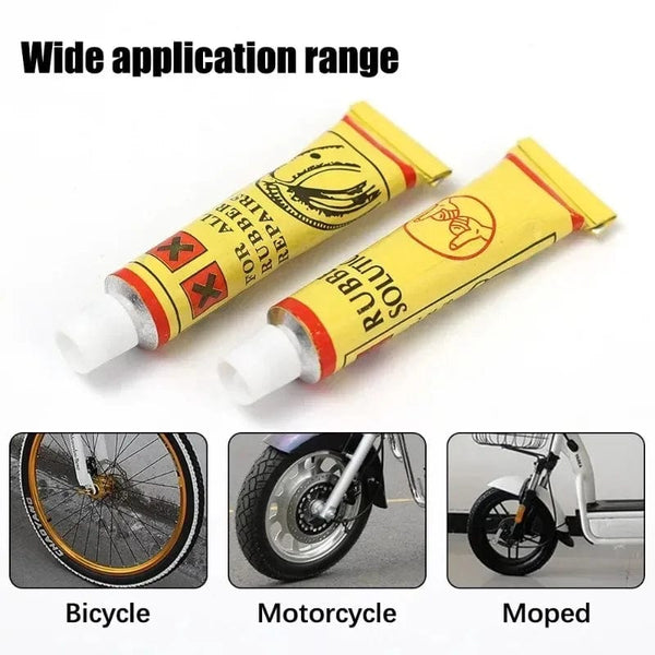 Planet Gates Tire Repairing Glue Car Motorcycle Bicycle Tire Patching Repair Glues Bike Tyre Inner Tube Puncture Repair Tools