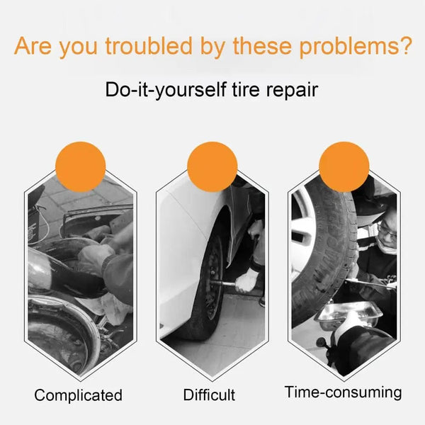 Planet Gates Tire Sealant 400ml Large Capacity Car Tire Repair Kit Non-destructive Fast Flat Tire Repair Kit For Small And Medium Wheeled