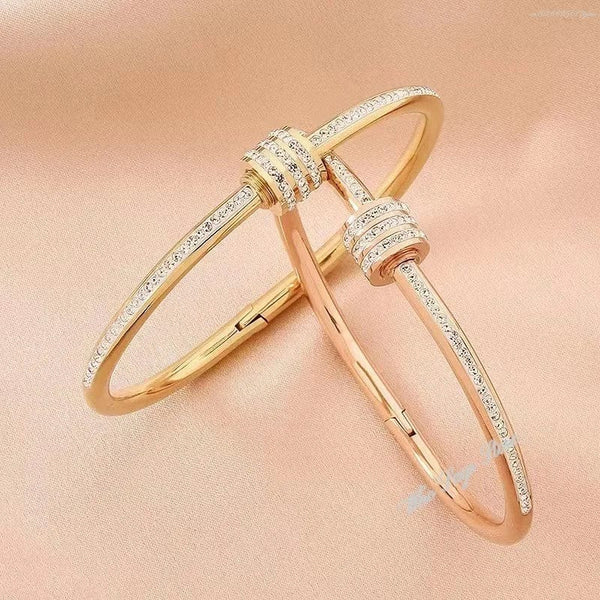 Planet Gates Titanium Steel Bracelet White Fritillary Shell Bracelet Luxury Design Stainless Steel Bangles for Women Jewellery Women