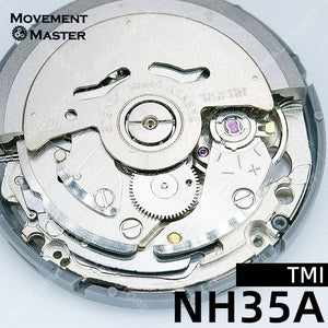 Planet Gates TMI Japan NH35 Movement High Accuracy Mechanical Automatic Watch Wrist Day Date Set Mechanical Wristwatches Watch Wrist For Men