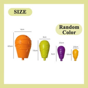 Planet Gates Toddler DIY Balancing Cactus Sorting Building Set Rainbow Stacking Tower Cognition Montessori Educational Toy for 18 Months Baby