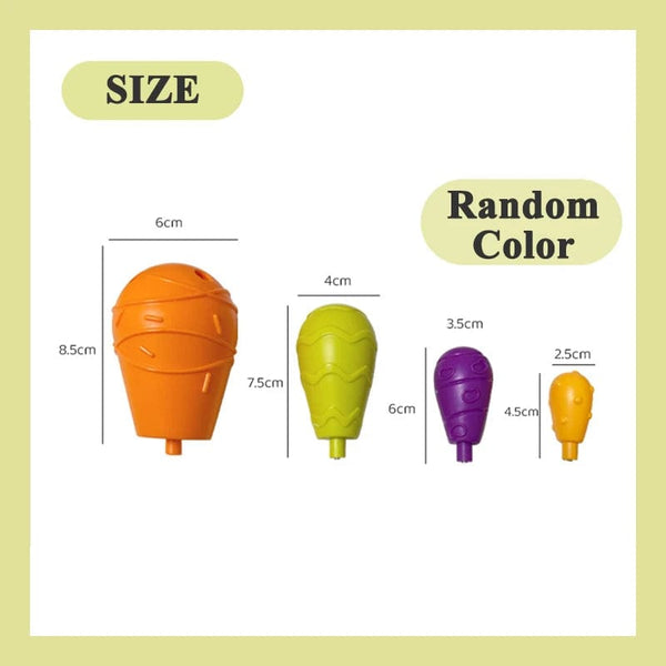 Planet Gates Toddler DIY Balancing Cactus Sorting Building Set Rainbow Stacking Tower Cognition Montessori Educational Toy for 18 Months Baby