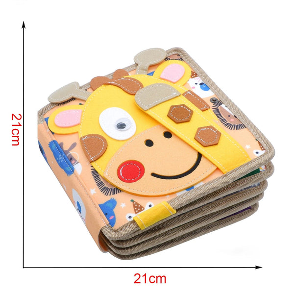 Planet Gates Toddlers Montessori Toys Busy Board Farm Animal Scene Storytelling Activity Toy Quiet Book Felt Activity Educational Sensory Toy