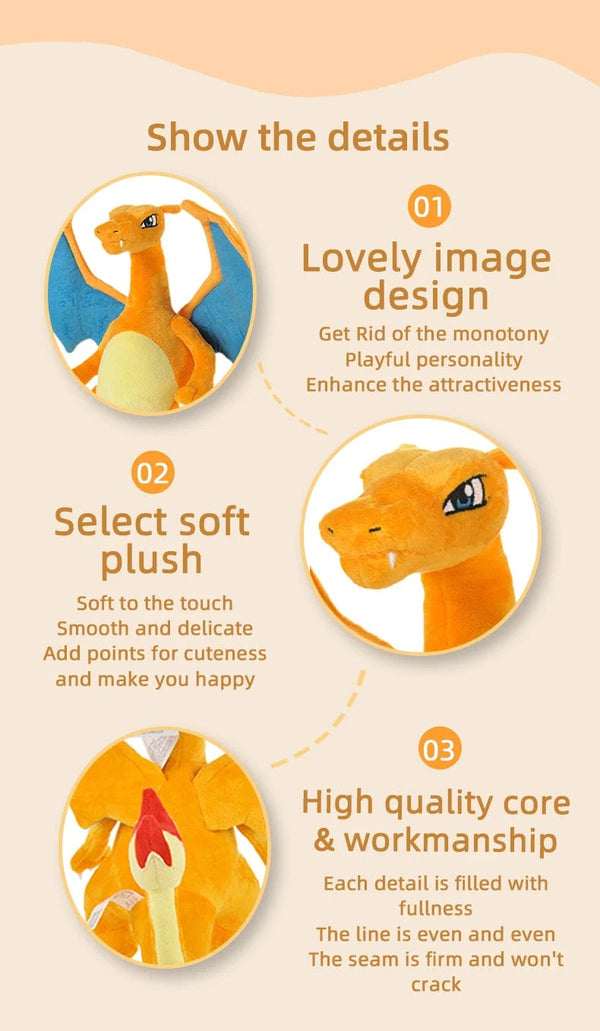 Planet Gates Togepi 21cm I 8.3in / Genuine License Pokemon Kawaii Pikachu Eevee Mew Charizard Stuffed Toys Cartoon&Cute Plush Doll Throw Pillow Christmas Halloween Day Gift