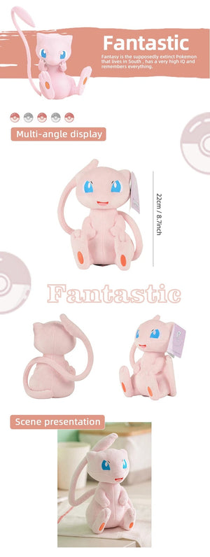 Planet Gates Togepi 21cm I 8.3in / Genuine License Pokemon Kawaii Pikachu Eevee Mew Charizard Stuffed Toys Cartoon&Cute Plush Doll Throw Pillow Christmas Halloween Day Gift