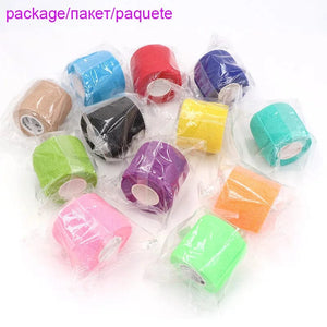 Planet Gates Tom's Hug Colorful Sport Self Adhesive Elastic Bandage Wrap Tape 4.8m Knee Support Pads Finger Ankle Palm Shoulder Bandage