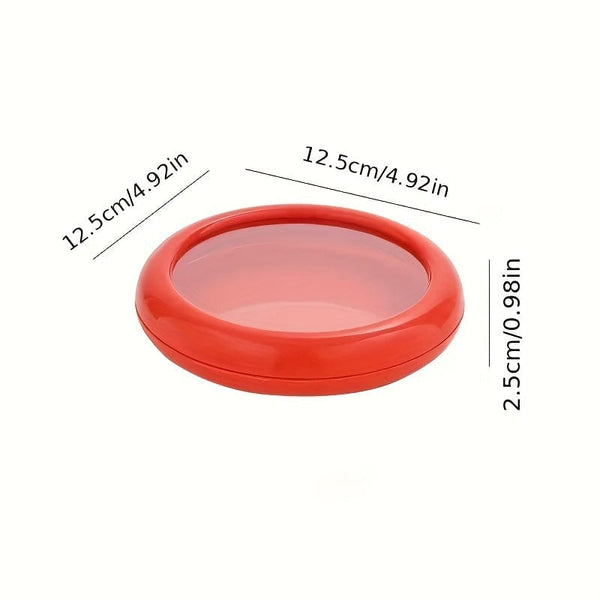 Planet Gates Tomatoes 1/4pcs Clear Fruit And Vegetable Fresh-Keeping Box Set, Fridge Fruit And Vegetable Preservation Storage Container With Cover, Food Crisper, Fruit Keeper, Food Storage Container, Reusable Refrigerator Freezer Food