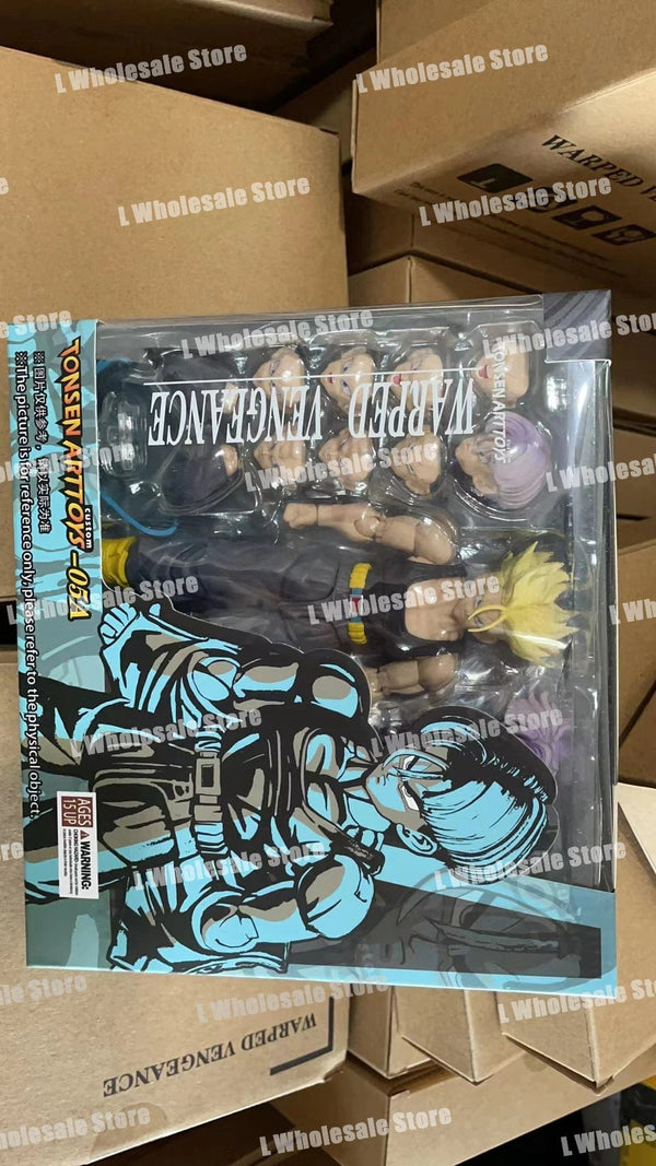 Planet Gates Tonsenarttoys Dragon Ball SHF Trunks Super Saiyan SSJ SSJ2 05A 05B Tonsen Arttoys Custom Accessories Anime Action Figures Toys