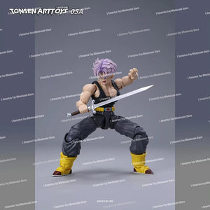 Planet Gates Tonsenarttoys Dragon Ball SHF Trunks Super Saiyan SSJ SSJ2 05A 05B Tonsen Arttoys Custom Accessories Anime Action Figures Toys